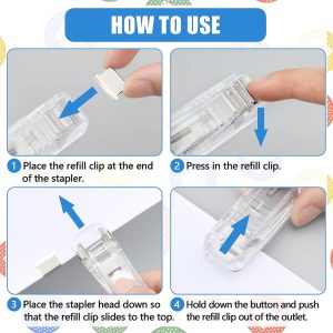 DL-3051, 16mm Clip Dispenser with 8 Refill Clips - Image 4