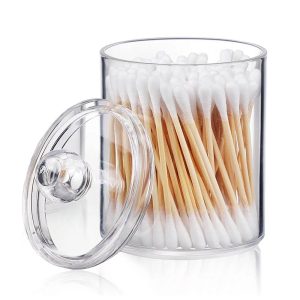 Acrylic Cosmetic Organizer, Ear Stick Swabs Holder #2212 - Image 1
