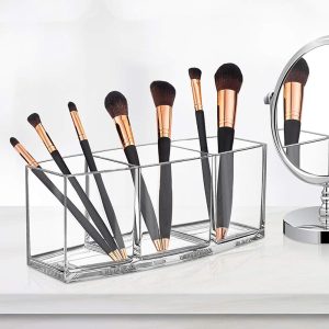 Acrylic Cosmetic Organizer, Makeup Brush Holder #2206 - Image 5