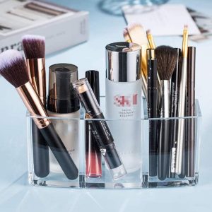 Acrylic Cosmetic Organizer, Makeup Brush Holder #2206 - Image 4