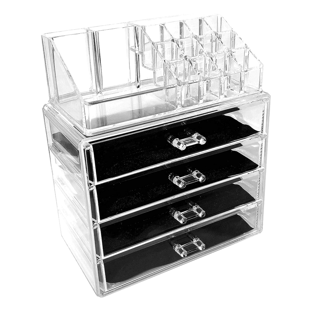 Acrylic Cosmetic Organizer, 4 Drawers 33042 Official site