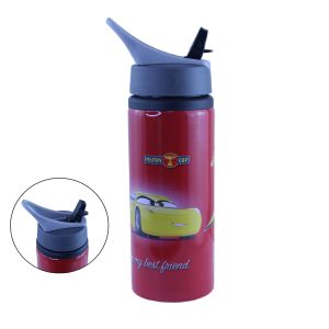 School and Sports Aluminum Water Bottle 700ml with Straw Lid - Image 4
