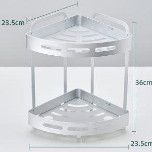 Aluminum Corner Shower Bathroom Shelves - Image 4