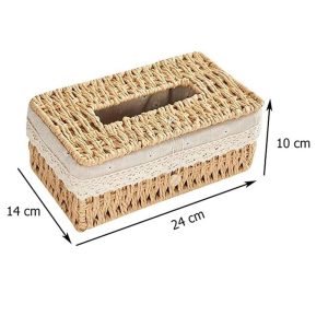 Rectangular Tissue Box Holder (L24 X W14 X H10)CM - Image 5