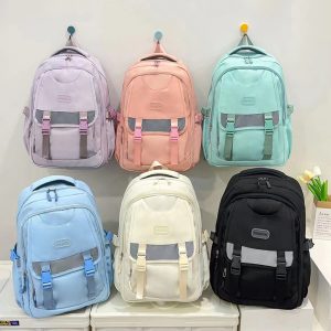 School Backpack with Reflector Strips - Image 4