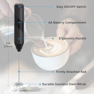 Milk Frother Electric Handheld - Image 5