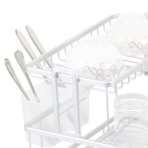 Aluminium 2-Layer Dish Rack - Image 5