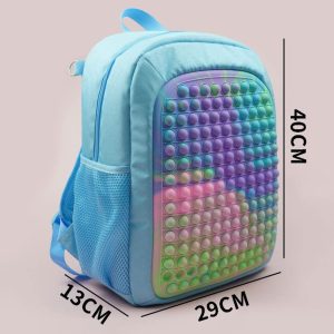 Pop It Fidget Toys Camouflage Backpack Silicone - Image 4