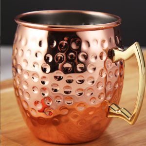Solid Copper Moscow Mule Mug 550 ml Set - Image 7