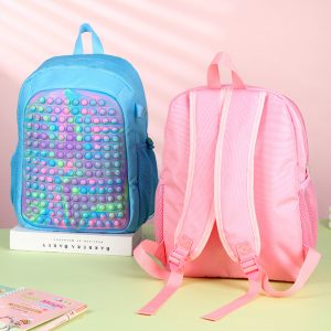 Pop It Fidget Toys Camouflage Backpack Silicone - Image 6