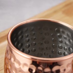 Solid Copper Moscow Mule Mug 550 ml Set - Image 6