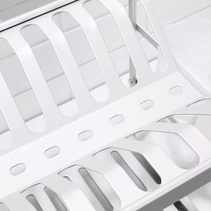 Aluminium Large 2-Layer Dish Rack - Image 8