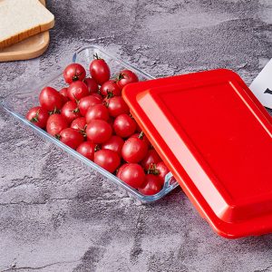 FENIX Set of 3PCS Tempered Nesting Glass Bakeware Set - Image 9
