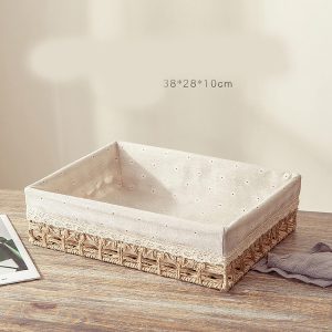 3 PCS Storage Basket Rattan Set - Image 7
