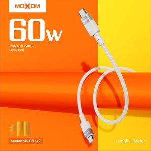 Moxom MX-CB142, 60W Premium PD Type-C to Type-C Data Cable - Image 4
