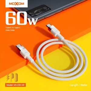 Moxom MX-CB142, 60W Premium PD Type-C to Type-C Data Cable - Image 7