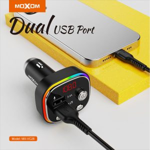 Moxom MX-VC26, Car Mp3 Bluetooth Transmitter - Image 3