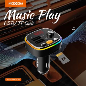 Moxom MX-VC26, Car Mp3 Bluetooth Transmitter - Image 5