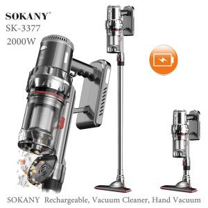 Sokany Rechargeable Vacuum Cleaner 2000 Watts SK-3377 - Image 3