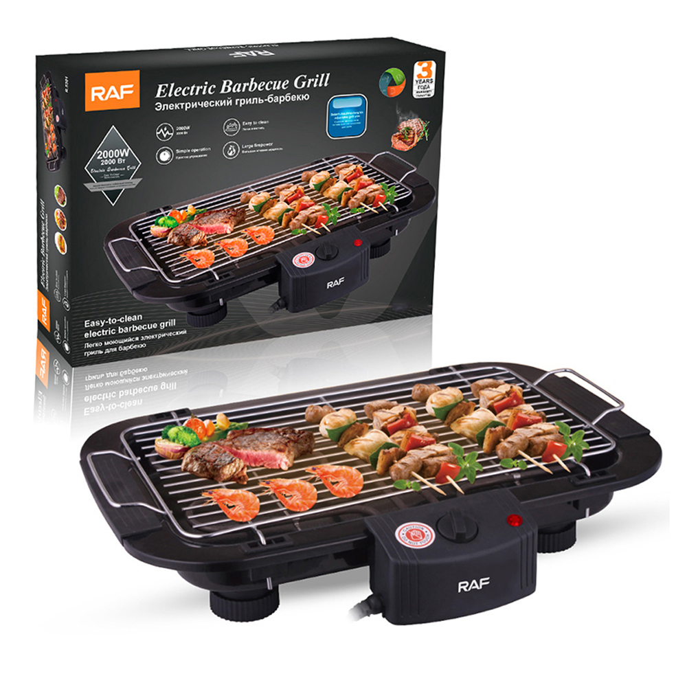 RAF Electric Barbecue Grill 2000W Power Dedicated R.5301