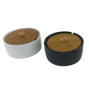 Ceramic Ashtray with Lids - Image 4