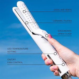 DSP 10360, Cool Air Luxe 2 In 1 Curler & Straightner - Image 5