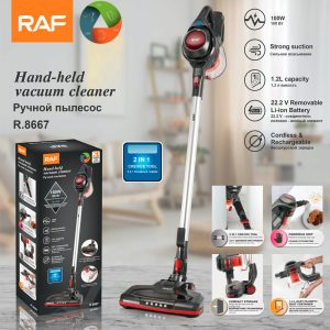 RAF 2-in-1 100W Portable Cordless Handheld Vacuum Cleaner R.8667 - Image 9