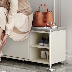 Bench Shoe Rack Double Layer 10 Pairs - 100cm - Image 2