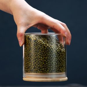 Glass Jar Containers with Bamboo Lids - Image 2