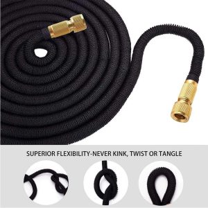 TOP QUALITY Expandable Rubbery Durable Hose With 10 Functions Spray Gun & Conversion Connector - Image 3