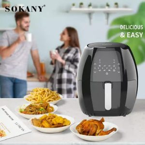 SOKANY Oil Free Healthy Air Frying with Digital Touch Screen - 8 Liter SK-8014 - Image 7