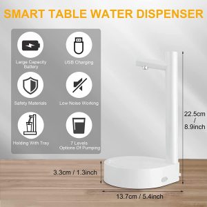 Rechargeable Automatic Water Dispenser with Base Charge 7 Levels - Image 3