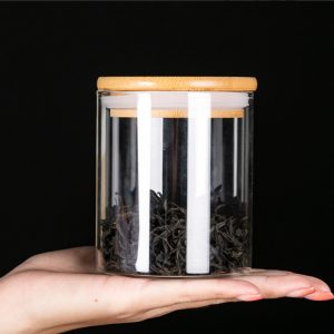 Glass Jar Containers with Bamboo Lids - Image 5