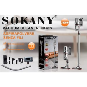 Sokany Rechargeable Vacuum Cleaner 2000 Watts SK-3377 - Image 8