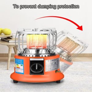 Luozigi LQ-KB8, Portable 2 in 1 Gas Heater and Cooker - Image 6
