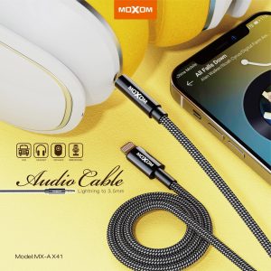 Moxom MX-AX41, Lightning to 3.5mm Cable Jack Adapter - Image 4