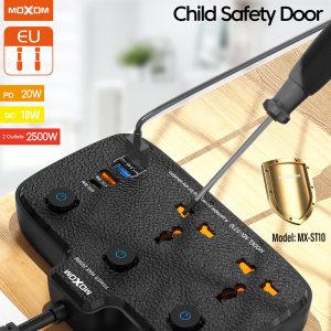 Moxom MX-ST10,  Extension Lead with USB 6 Ports - Image 5