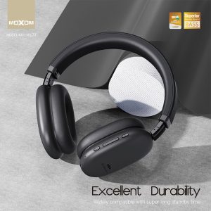 Moxom MX-WL70, Black Samurai Wireless Headphone - Image 7