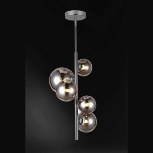 Wofi Villa 014 Deckenleuchte Chrom Ceiling Light - Image 4