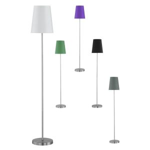 Wofi Action Floor Lamp, Series Fynn, Matte Nickel - Image 1