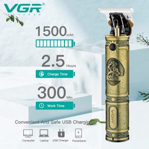 VGR V-085, Rechargeable Hair Clippers - Image 4