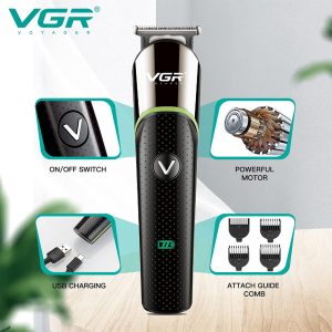 VGR V-191 Professional Cordless Hair Trimmer Kit - Image 3