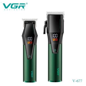 VGR V-677, Set of 2 Professional Hair Clipper & Trimmer Set - Image 3