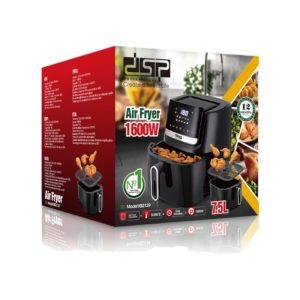 DSP KB2139, Electric Air Fryer 1600W-7.5Ltr - Image 3
