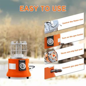 DSP KD5059, Portable Gaz Heater & Cooker - Blue - Image 4