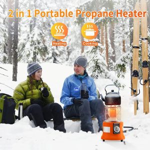 DSP KD5059, Portable Gaz Heater & Cooker - Blue - Image 6