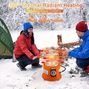 DSP KD5059, Portable Gaz Heater & Cooker - Blue - Image 7