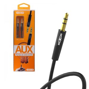 Moxom AUX-10, Pure Copper Wire 3.5mm Aux Audio 1m Cable - Image 3