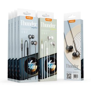 Moxom MX-EP54, Stereo Earphones with Microphone and Control Button - Image 3