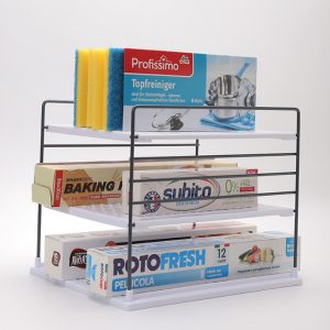 Kitchen Wrap Organizer Rack - Image 1